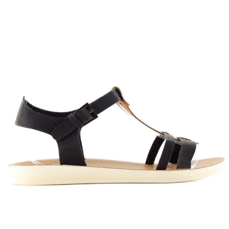 Sandale Cu Curea Metalica 760 - Ii Gat negru