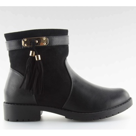 Cizme negre de dama Y8567 negre negru