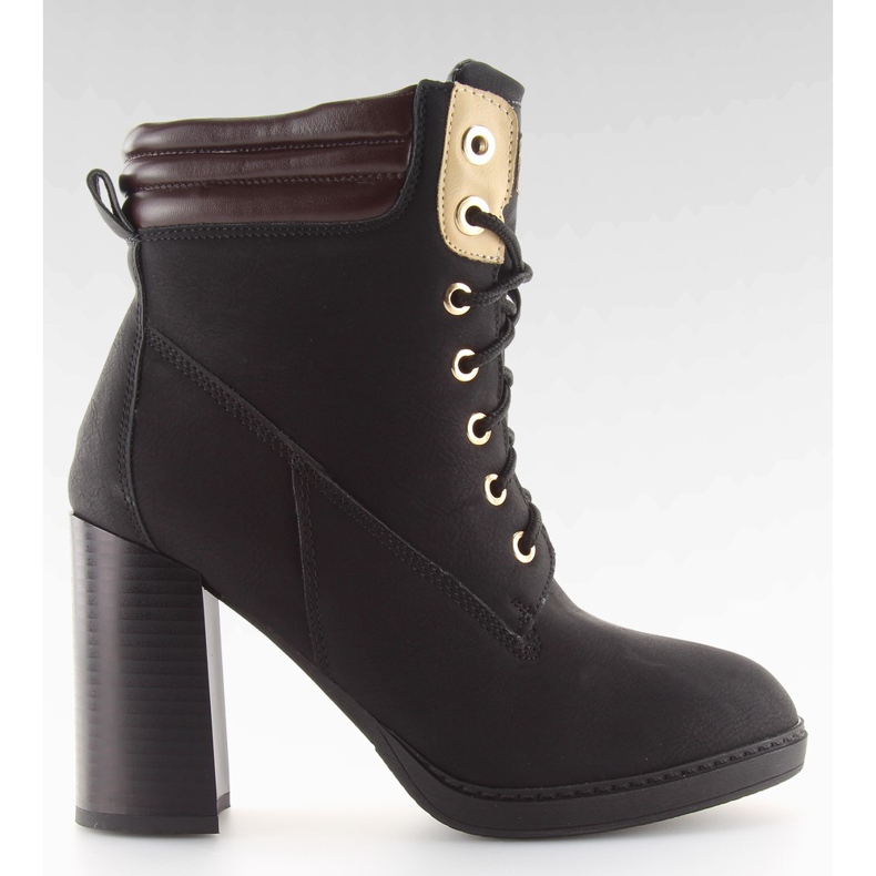 Cizme din lemn negru NS05P negru