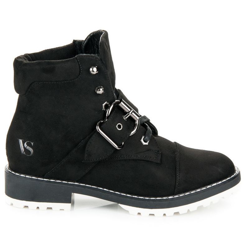 Vices New Collection Capcani din piele de căprioară negru