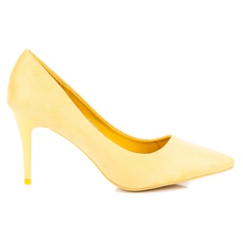 Comer Tocuri din piele intoarsa galben Comer Tocuri din piele intoarsa galben