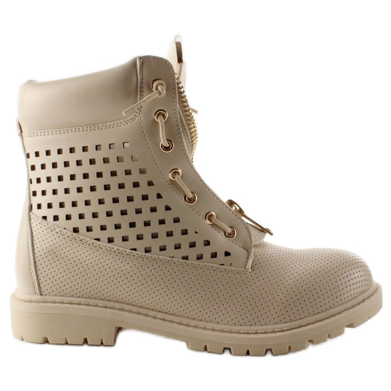 Fermoar ajurat balmanki gold R103 Bej