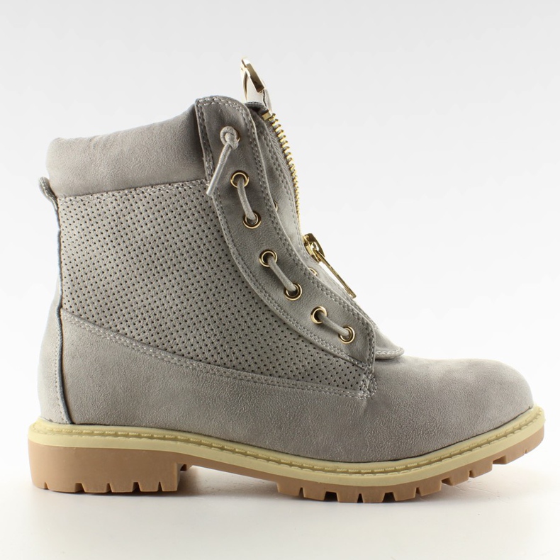 Jachete balman din piele intoarsa gri 2051 Gri