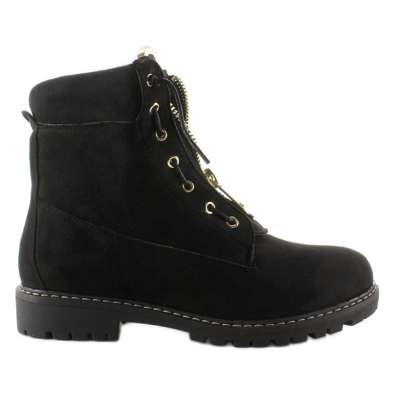 Piele intoarsa Balmanki Plain Black Nc50 negru