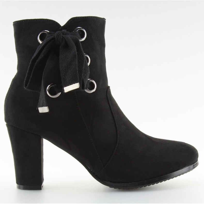 Cizme negre cu toc inalt C100 negre negru