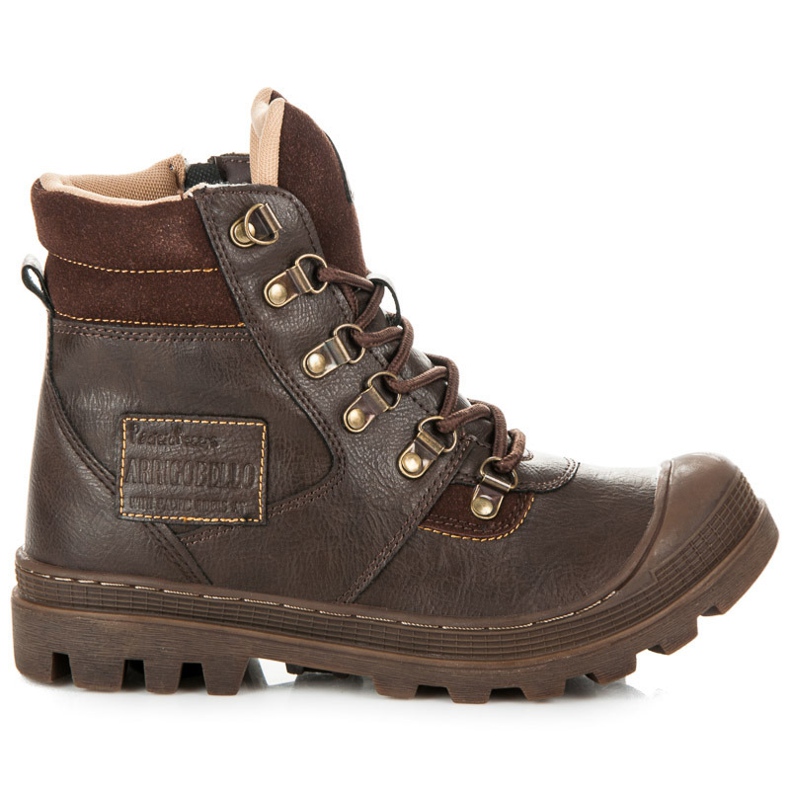 Arrigo Bello Capcani cu piele de oaie maro