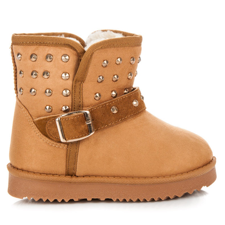 Kylie Cizme de zapada cu strasuri maro