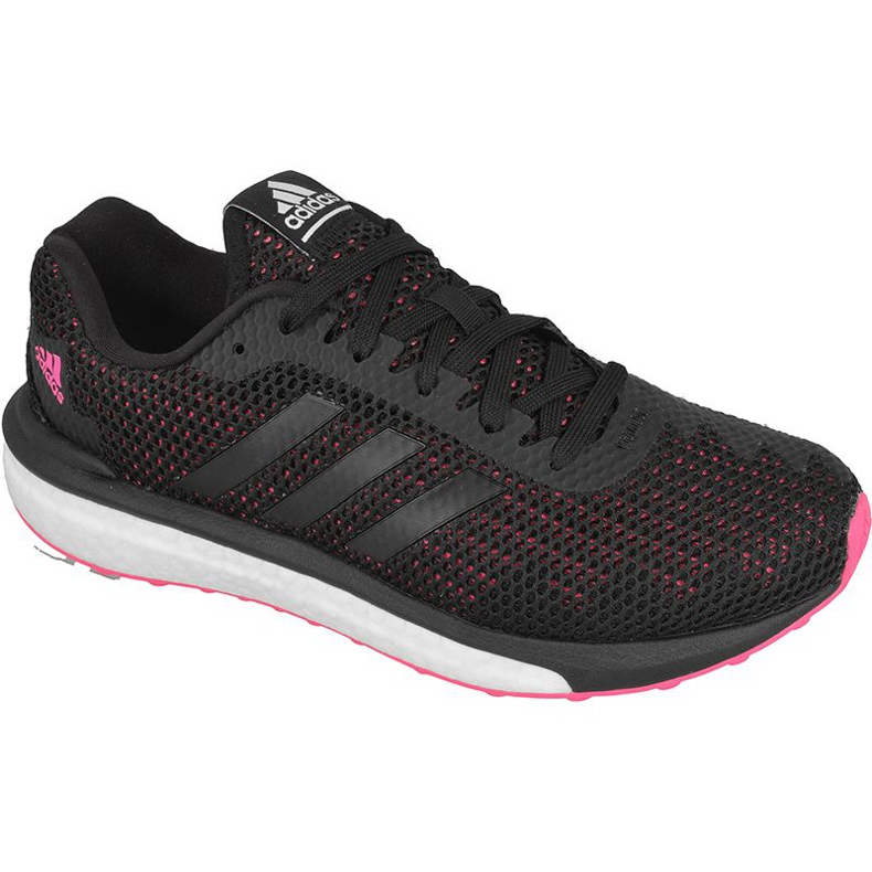 Pantofi de alergat adidas Vengeful W BB3642 roz negru Pantofi de alergat adidas Vengeful W BB3642 roz negru