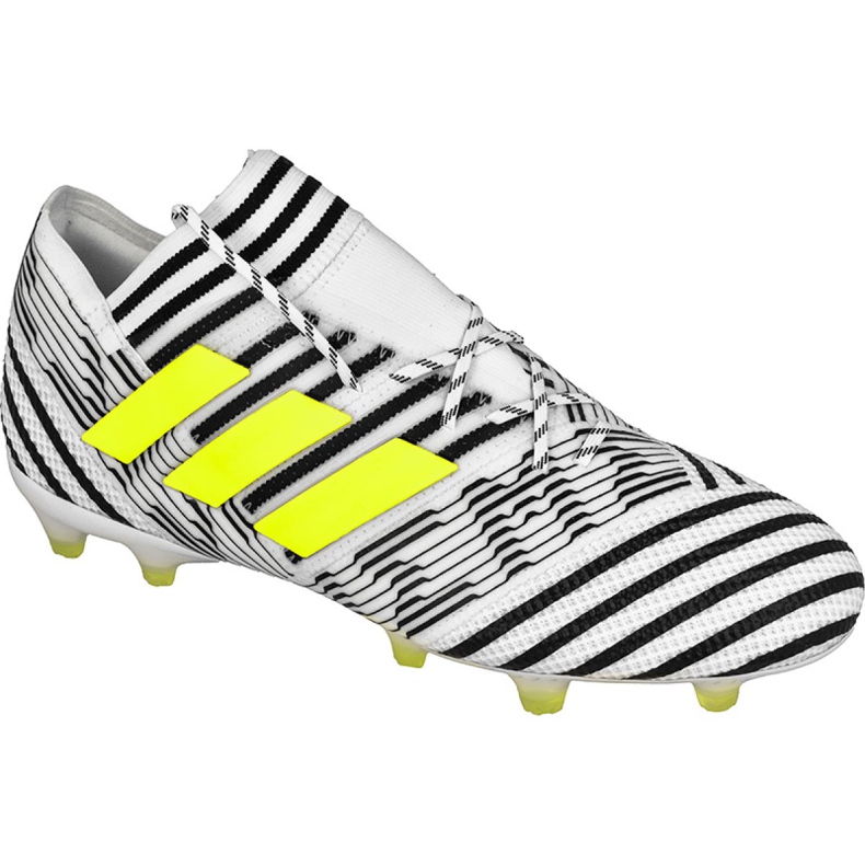 Ghete de fotbal Adidas Nemeziz 17.1 Fg M BB6075 multicolor alb Ghete de fotbal Adidas Nemeziz 17.1 Fg M BB6075 multicolor alb
