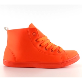 Adidași moi la gleznă JX29 Orange portocale Adidași moi la gleznă JX29 Orange portocale