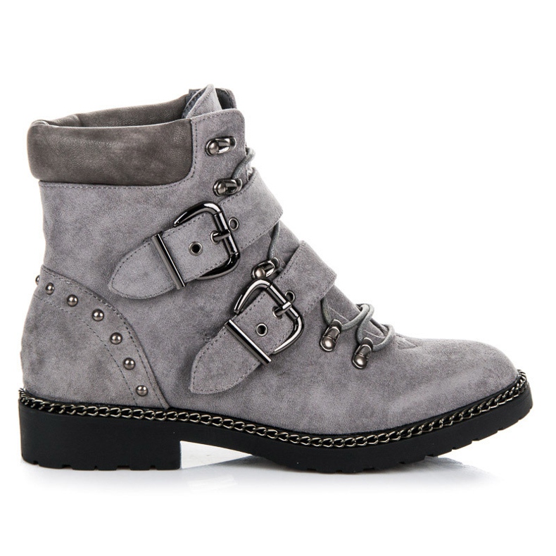 Muncitori din piele intoarsa VICES gri