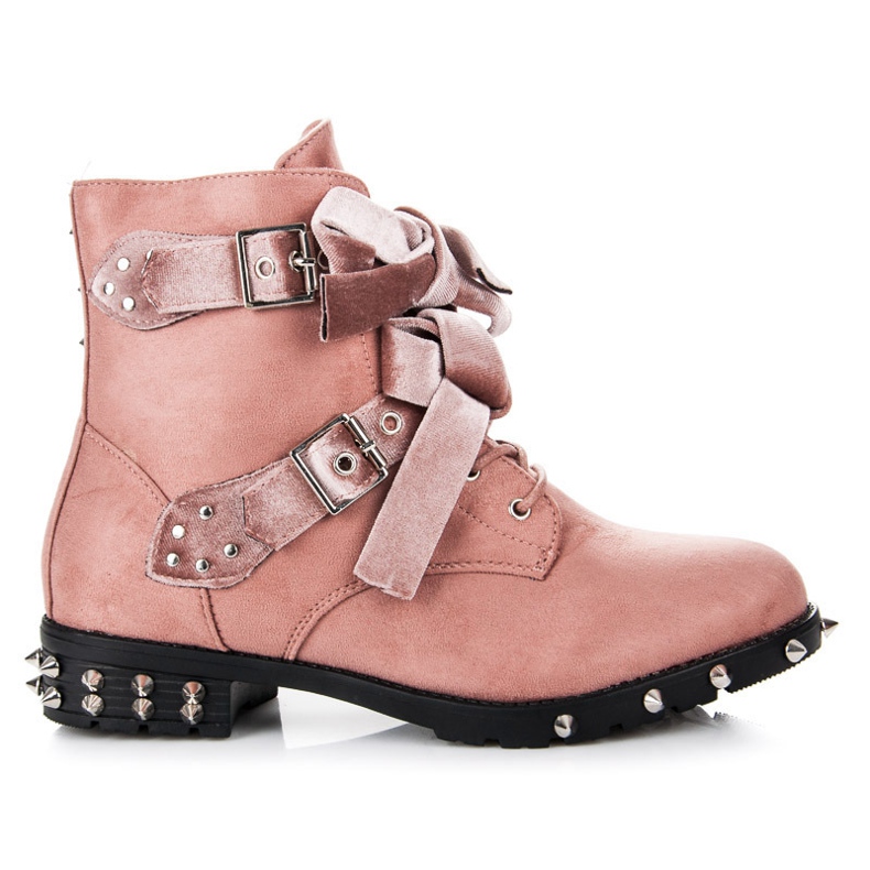 Vices Genți cu împânzire din piele intoarsa roz