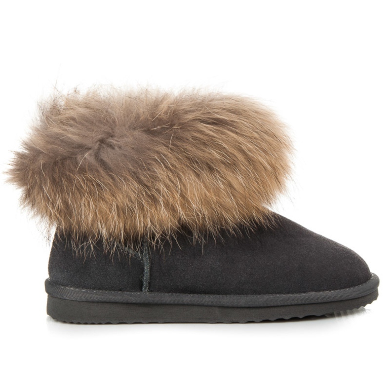 Coco Perla Mukluki din piele gri Coco Perla Mukluki din piele gri