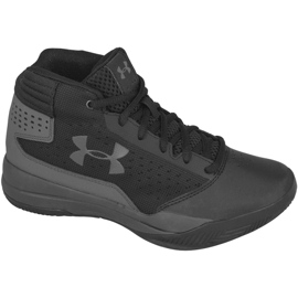 Pantofi de baschet Under Armour Jet 2017 Jr 1296009-001 negru negru