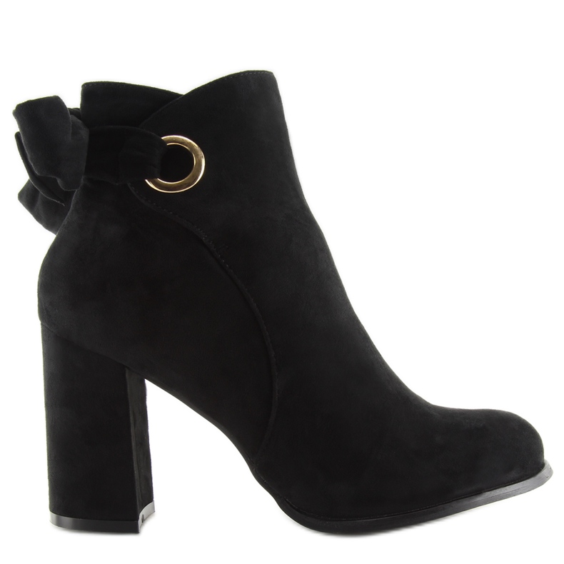 Cizme Negre Pe Toc Negru Ybs1612 Negru