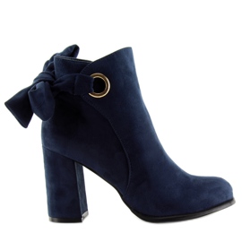 Cizme Bleumarine Pe Toc Ybs1612 Albastru albastru marin Cizme Bleumarine Pe Toc Ybs1612 Albastru albastru marin