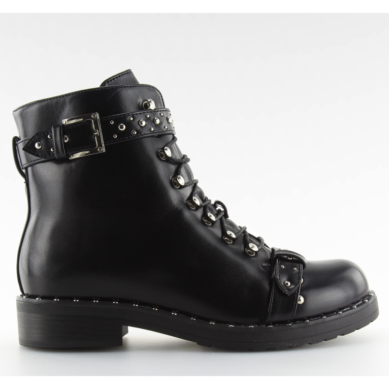 Cizme negre cu crampoane ae82p negre cupru