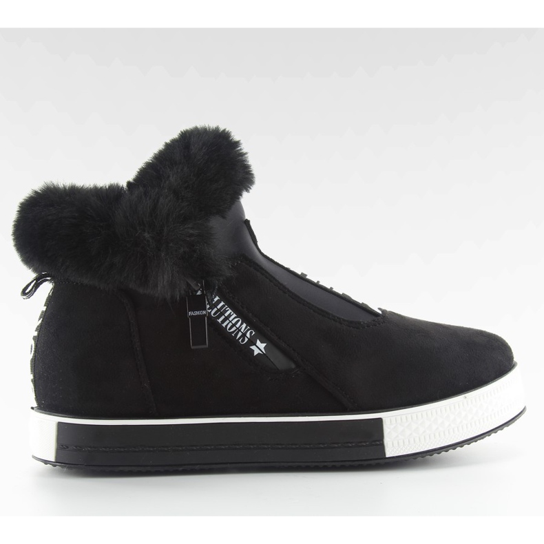 Pantofi sport izolați negri nb128p negri negru