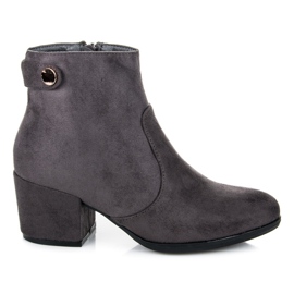 Laura Mode Cizme gri pe post Laura Mode Cizme gri pe post