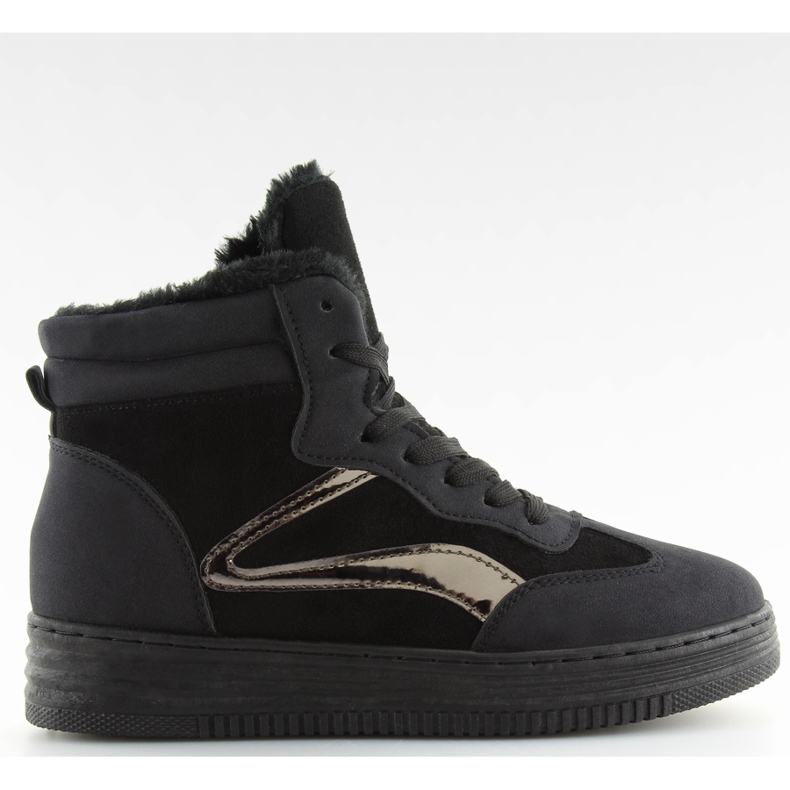 Tenisi negri izolați BOK-1103 negri negru