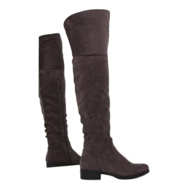 Cizme de damă Bh62-Hb Gri Mokka multicolor maro Cizme de damă Bh62-Hb Gri Mokka multicolor maro