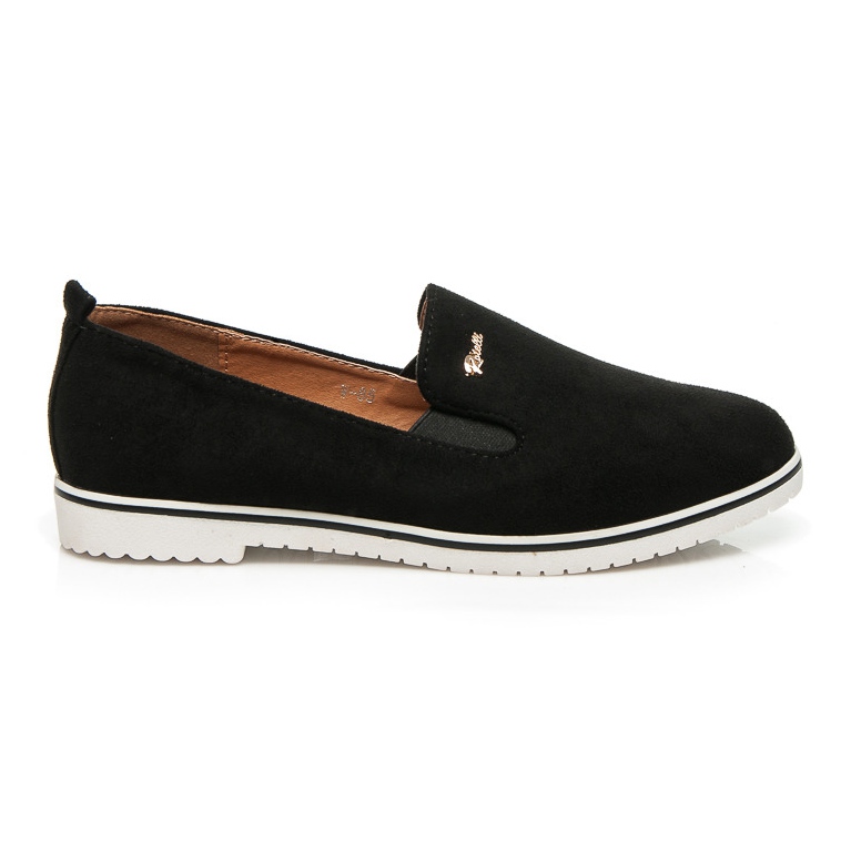 Miss Laura Pantofi slip-on la modă negru