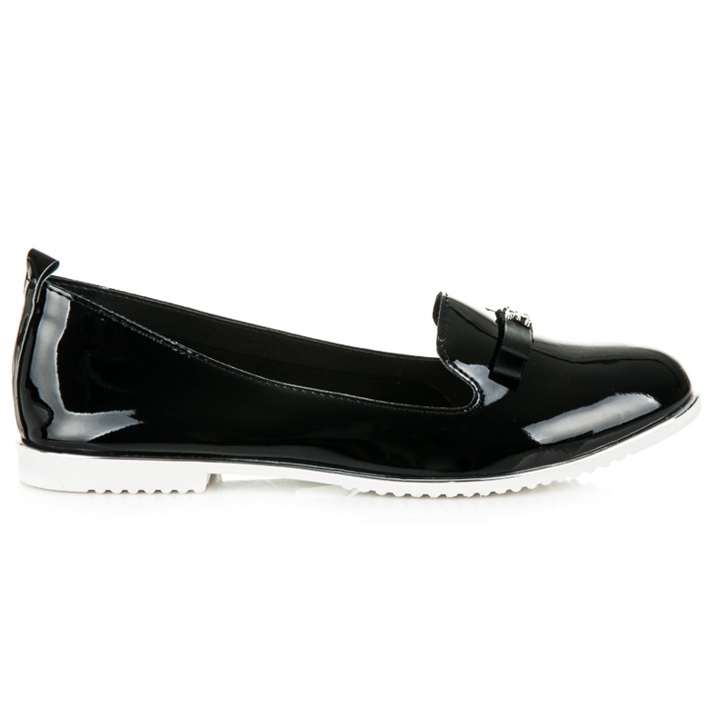 Miss Laura Balerini lacuiti cu slip-on negru