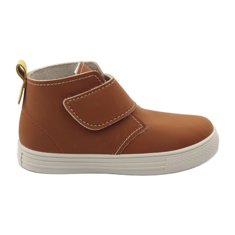 Cizme Velcro Befado 496x Camel multicolor galben