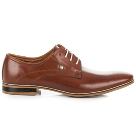Mario Boschetti Pantofi eleganti cu siret maro