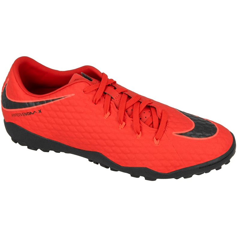 Ghete de fotbal Nike Hypervenom Phelon III TF M 852562-616 roșu roșu
