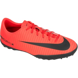 Pantofi de fotbal Nike Mercurial Vapor Xi Tf Jr 831949-616 multicolor roșu