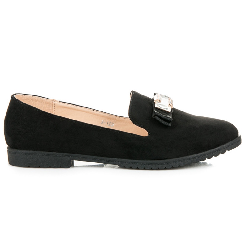 Miss Laura Pantofi jos cu fundita negru