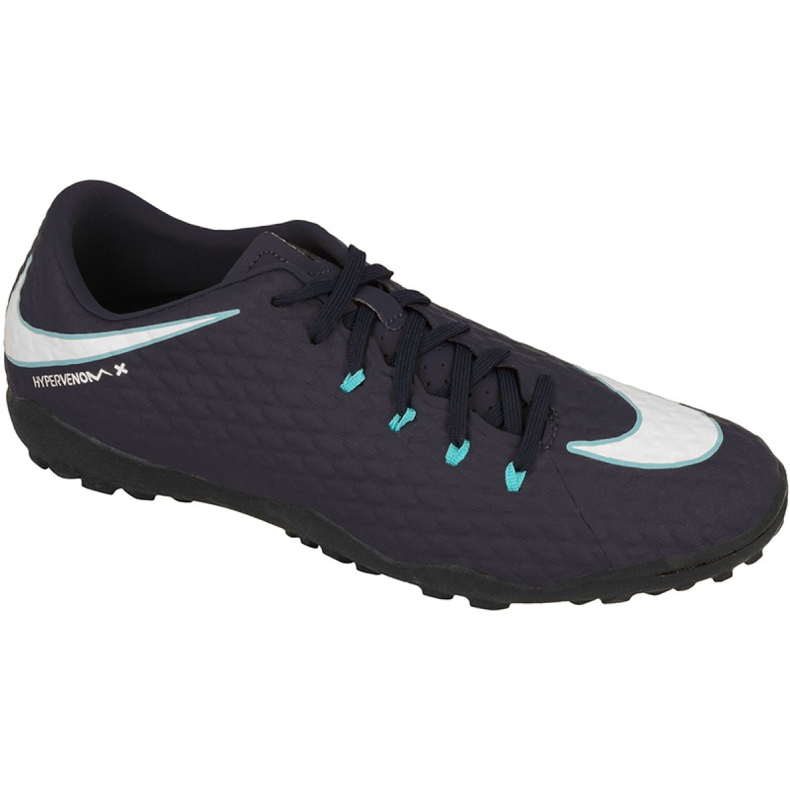 Ghete de fotbal Nike Hypervenom Phelon III TF M 852562-414 albastru marin albastru marin Ghete de fotbal Nike Hypervenom Phelon III TF M 852562-414 albastru marin albastru marin