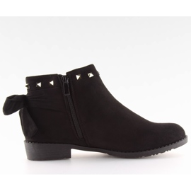 Cizme Jodhpur negre cu negru LL-168 negru Cizme Jodhpur negre cu negru LL-168 negru