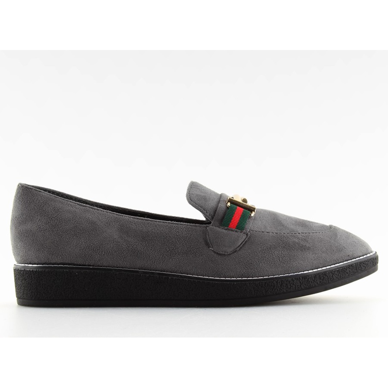 Gri Mocasini gri dama S0-204 gri