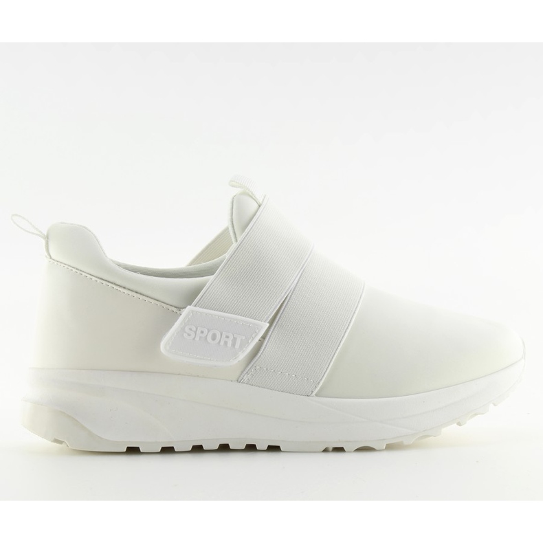 Pantofi sport albi pentru femei NB151P Alb