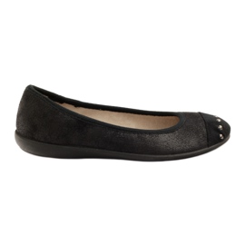 Pantofi dama Befado balerini papuci 309q015 negru Pantofi dama Befado balerini papuci 309q015 negru