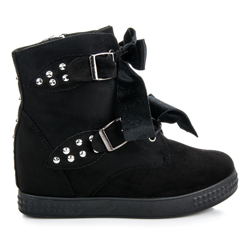 Tenisi cu fundite negru Tenisi cu fundite negru