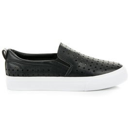 Pantofi negri ajurat negru Pantofi negri ajurat negru