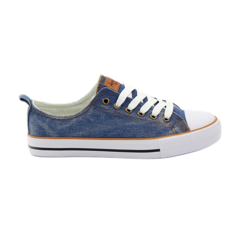 American Club Adidași dk.jeans legat albastru
