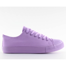 Tenisi mov monocolor de damă mov violet Tenisi mov monocolor de damă mov violet