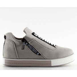 Tenisi gri pe pană gri NB168 gri