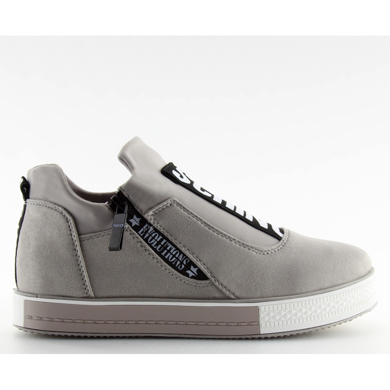 Tenisi gri pe pană gri NB168 gri