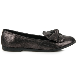 Bestelle Balerina cu fundita gri