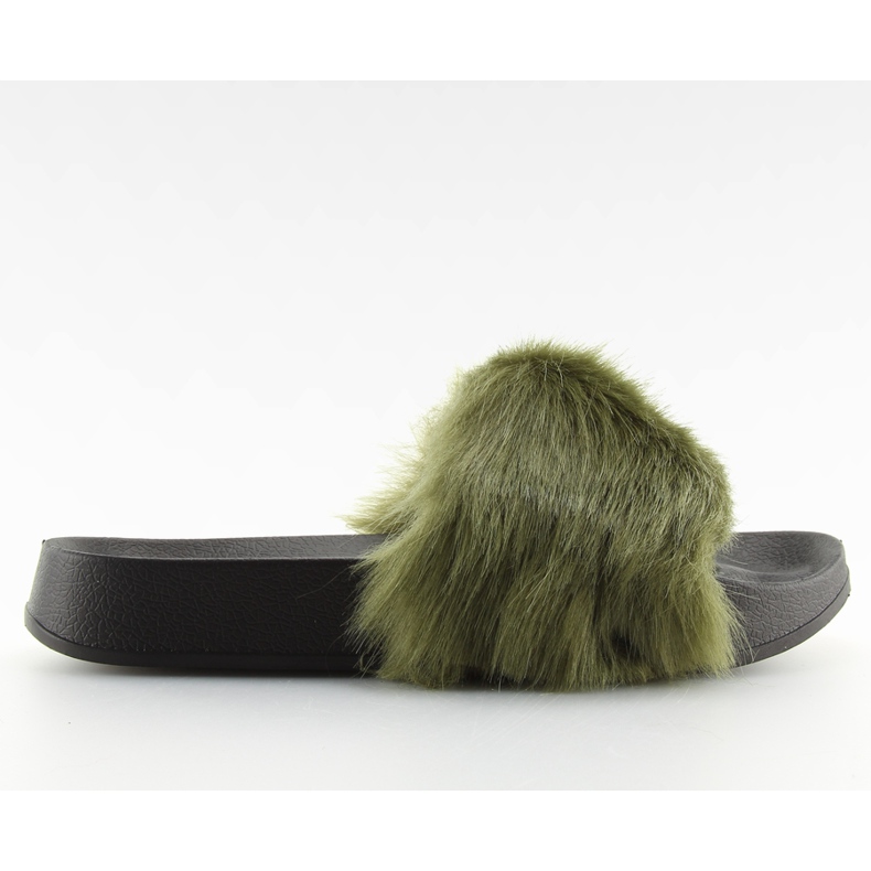 Papuci de blana verde S36 verde