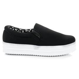 Mckeylor Pantofi negri pe platformă negru Mckeylor Pantofi negri pe platformă negru