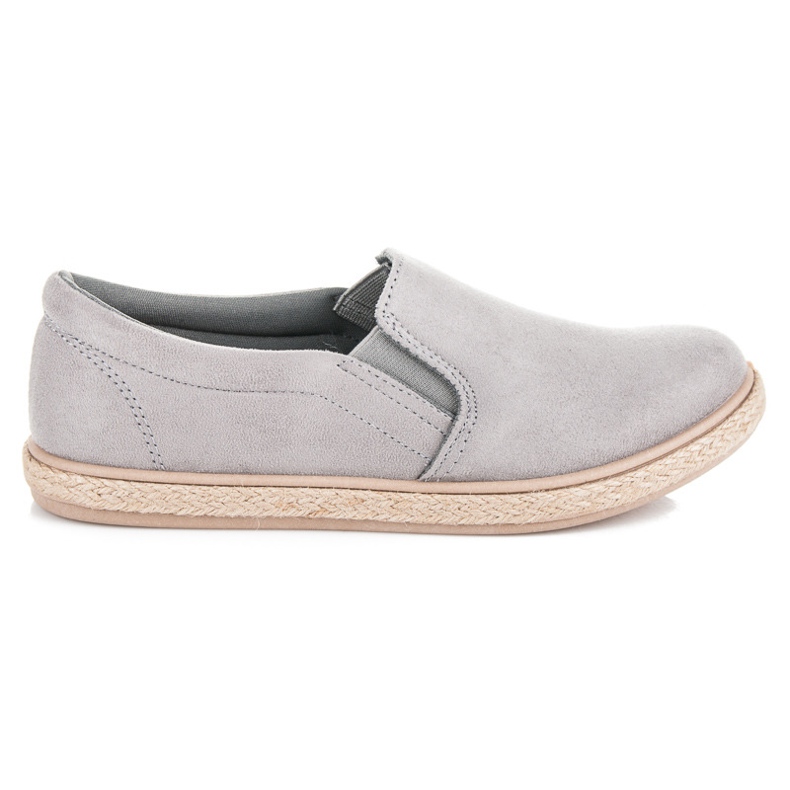 Seastar Espadrile din piele intoarsa gri