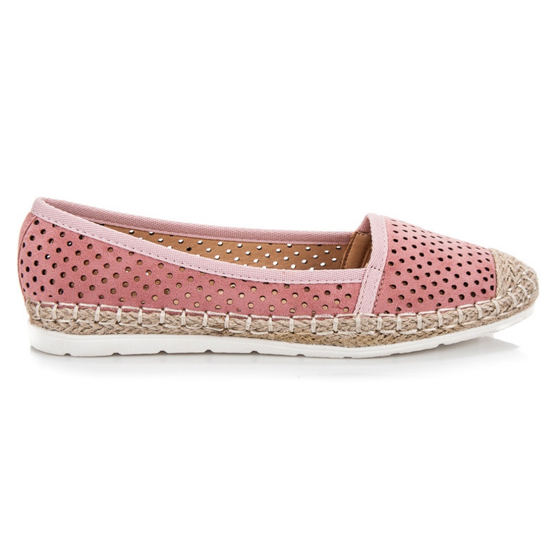 Vinceza Espadrile deschise roz Vinceza Espadrile deschise roz