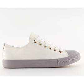 Adidasi pentru femei alb-gri WHITE / GREY