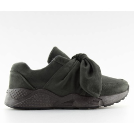 Pantofi de sport din piele gri sj671-2 Gri